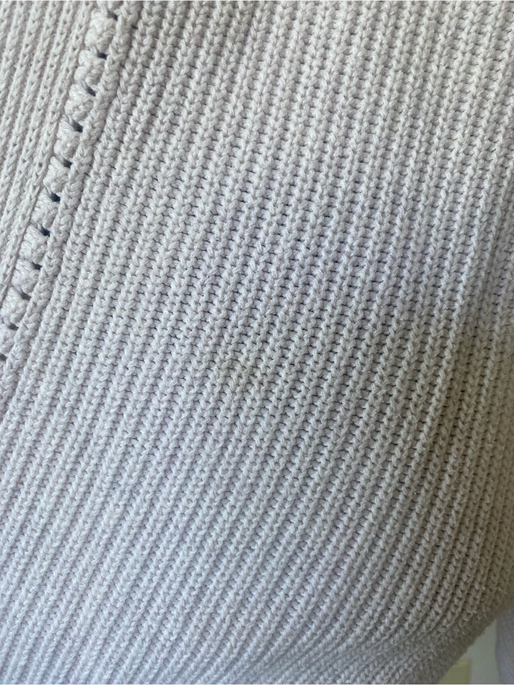 bp Open-Front Cream Ribbed Cardigan - Picture 5 of 8